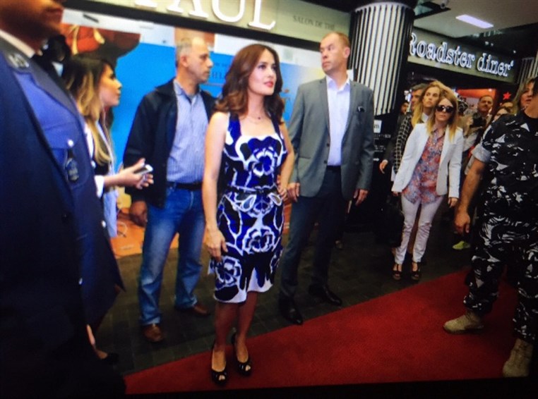 Salma Hayek in Lebanon First Pictures